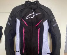 Alpinestars Stella T-Jaws V3 WP Ladies Jacket (Black White/Fuchsia)