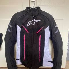 Alpinestars Stella T-Jaws V3 WP Ladies Jacket (Black White/Fuchsia)