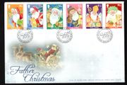 2009 Isle of Man Christmas Father Christmas Commemorative Stamps First Day Cover (FDC)
