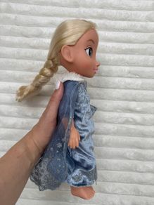 Disney approx. 13 Elsa Doll Olaf's Adventure NOT WORking Used Please see pictures