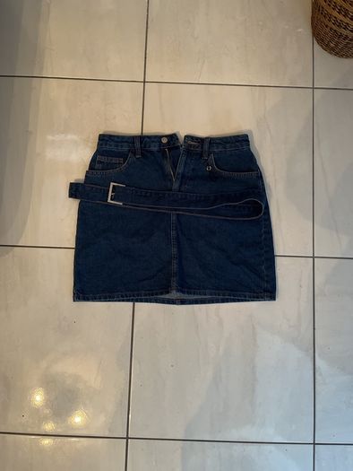 Jeans and 2 denim skirts