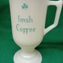 Vintage Irish Coffee Shamrock Pedestal Mugs Image 4