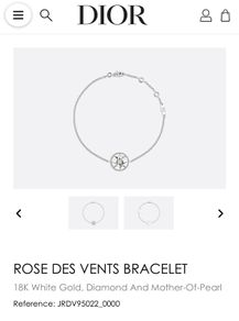 Dior Rose Des Vents Bracelet