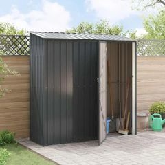 Garden Sheds Anthracite 203 x 85.5 x 200 cm Metal