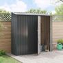 Garden Sheds Anthracite 203.5 x 73 x 200 cm Metal Image 3