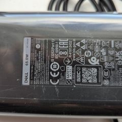 Dell 65W Laptop charger type C port uk Ireland plug - mint condition