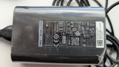 Dell 65W Laptop charger type C port uk Ireland plug - mint condition
