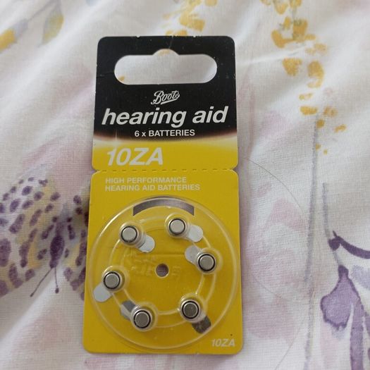 New hearing aid batteries