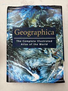 Premium Hardback Reference Book Bundle Times World History Atlas & Geographica