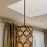 Arabella Gold Pendant Lights x2 Image 2