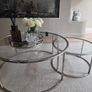 Laura Ashley Mirror chrome and.glass tables Image 8