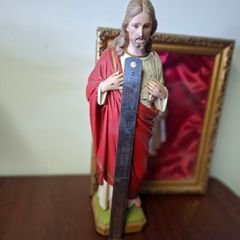 Vintage Jesus Religious Statue