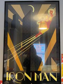 Iron Man retro poster