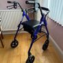 Lightweight four wheel Rollator Image 2