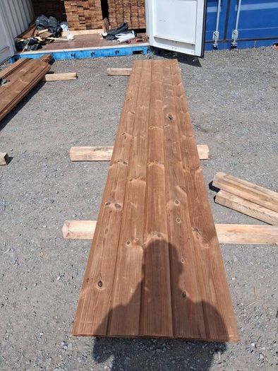 Pine Thermowood cladding T&G (33m2) left!