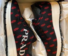 Genuine prada lips runners