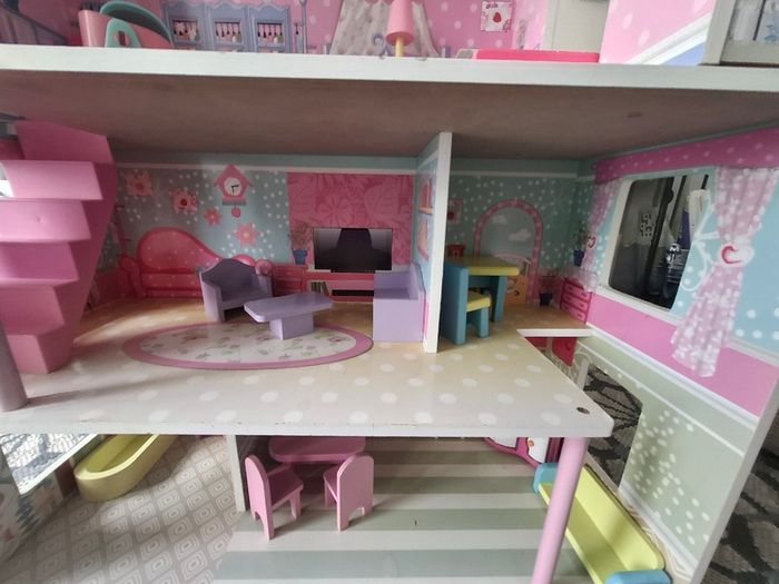 Wooden dolls house