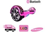 Free Delivery - Chrome LED Bluetooth Hoverboard