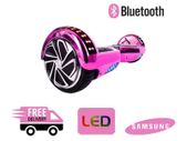 Free Delivery - Chrome LED Bluetooth Hoverboard