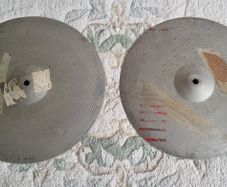 Rogers Red Hot Hi Hat Cymbals 14"