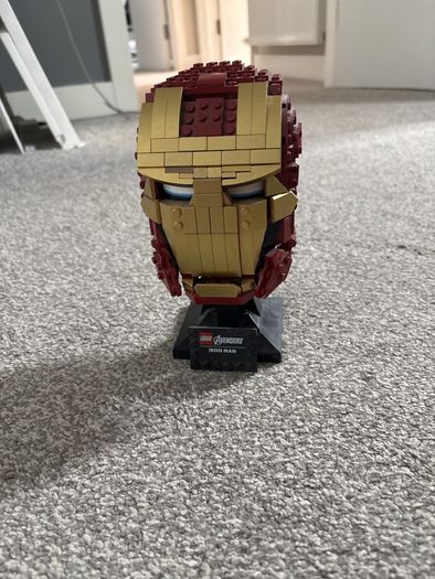lego iron man helmet