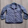 Polo Ralph Lauren  Navy Quilted Barn Jacket Gold Snap Buttons/with signature red pony logo. Image 7