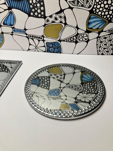 Mirror Coaster (set of 2 round or square)