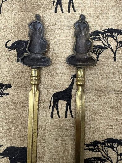 Pair of Vintage Irish Colleen Figural Letter Openers