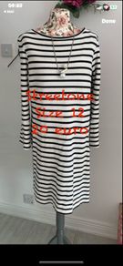 dress street one stripe stress size 12