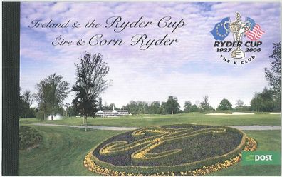 2005 - Ireland & the Ryder Cup Stamp Booklet