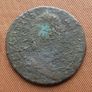 Hibernia. Three Half Pennies. George III reign. Worn Image 3