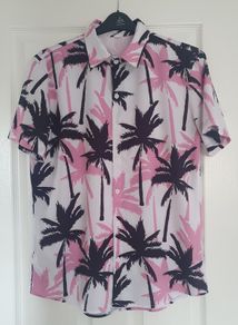 Tropical floral print shirt
