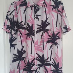Tropical floral print shirt