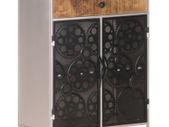Sideboard 60x35x75 cm Rough Mango Wood & Iron