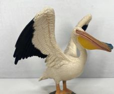 Schleich White Pelican Eating Fish (RETIRED 14673)