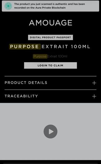 Amouage Purpose 50 100ml