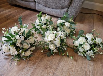Complete wedding flowers set