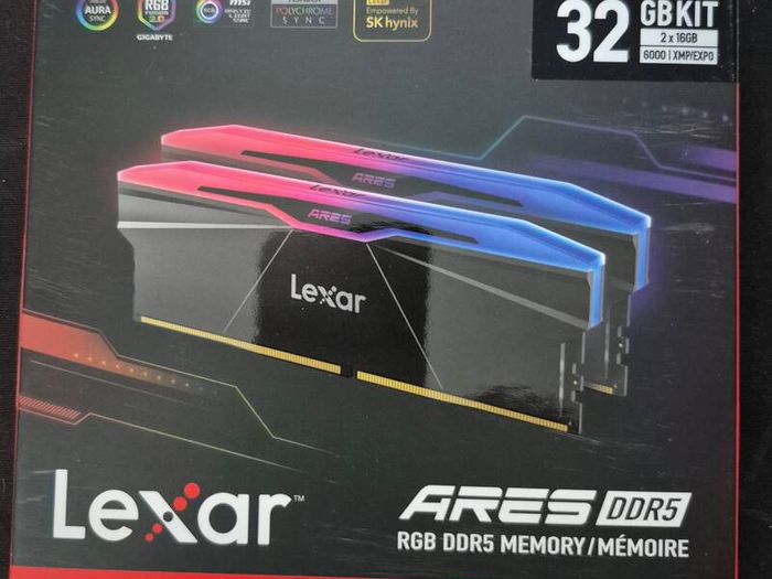 32gb Lexar Ares Gen 2 Ram 32GB Kit (2x16GB) 6000MHz CL28
