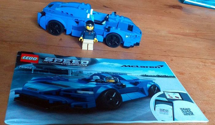 Lego Speed Champions 76902: McLaren Elva (2021) 100% Complete (NO BOX)