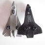 2019 Matchbox Swing Wing Fighter Jet & Siku Space Shuttle Image 3