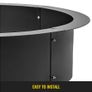 Fire Pit Ring/Liner Easy to Assemble Install Q235 Steel Outside Diameter 36" 42" 45" for Outdoor Camping Fishing Barbecue Image 2