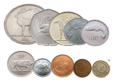 Ireland | Irish Decimal Coin Set | 10 Coins