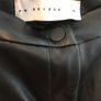 Fab Black Wide Leg Faux Leather Trousers size 10 Image 2