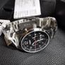 Men's Watch Chronograph ZIPPO 45001 Sports Military Black Analog Dial Image 4