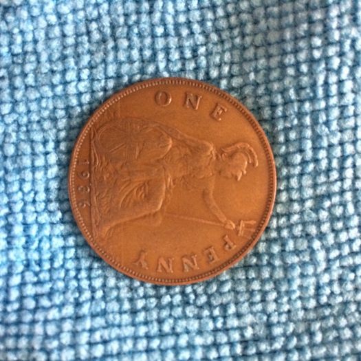 British 1 penny 1936