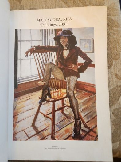 Mick O'dea Paintings 2001 Catalogue. First Edition Large Volume Paperback In Very Good Condition.