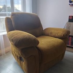 Newly Reupholstered Recliner Armchair