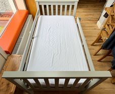 Single Bed with Mattress & Protector