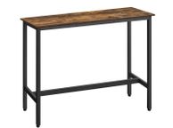main image for ad Industrial Design Rectangular Bar Table Vintage Brown