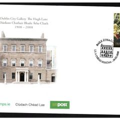 2008 Ireland Centenary of The Hugh Lane Gallery, Dublin Commemorative Stamp An Post First Day Cover (FDC)